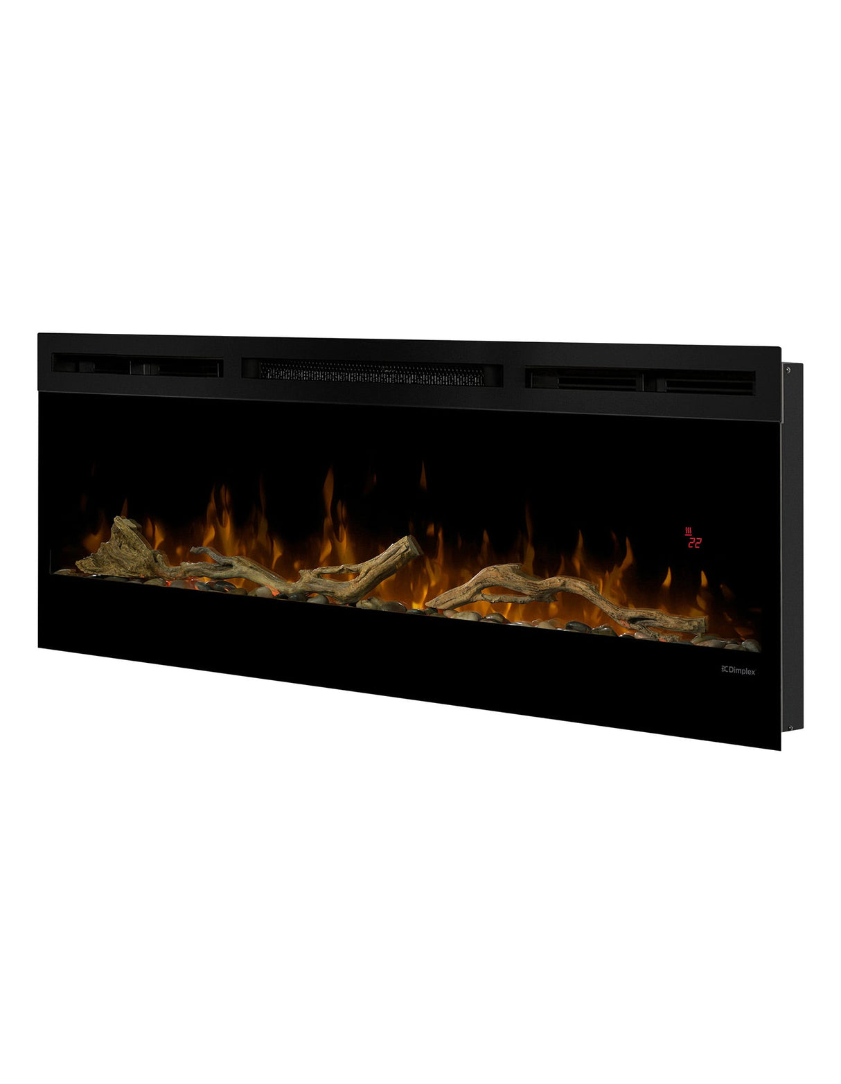 Driftwood and river rock accessory kit for a 127 cm linear electric fireplace