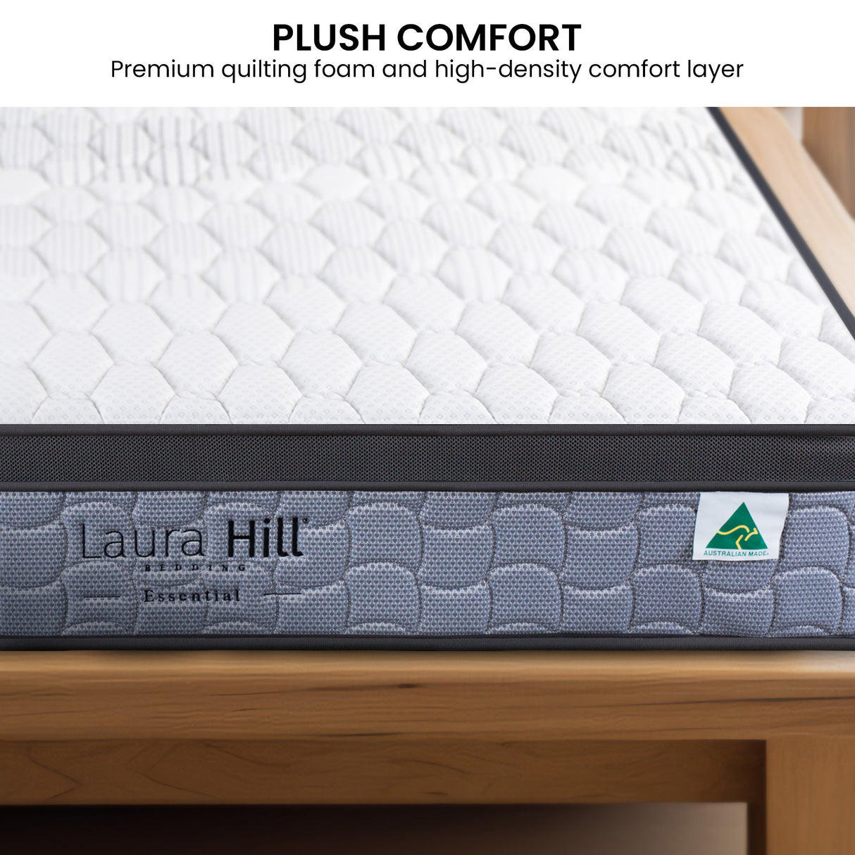 Laura Hill Essential Australian-Made 5-Zone Flex Pocket Spring Mattress — Allure Home Collections