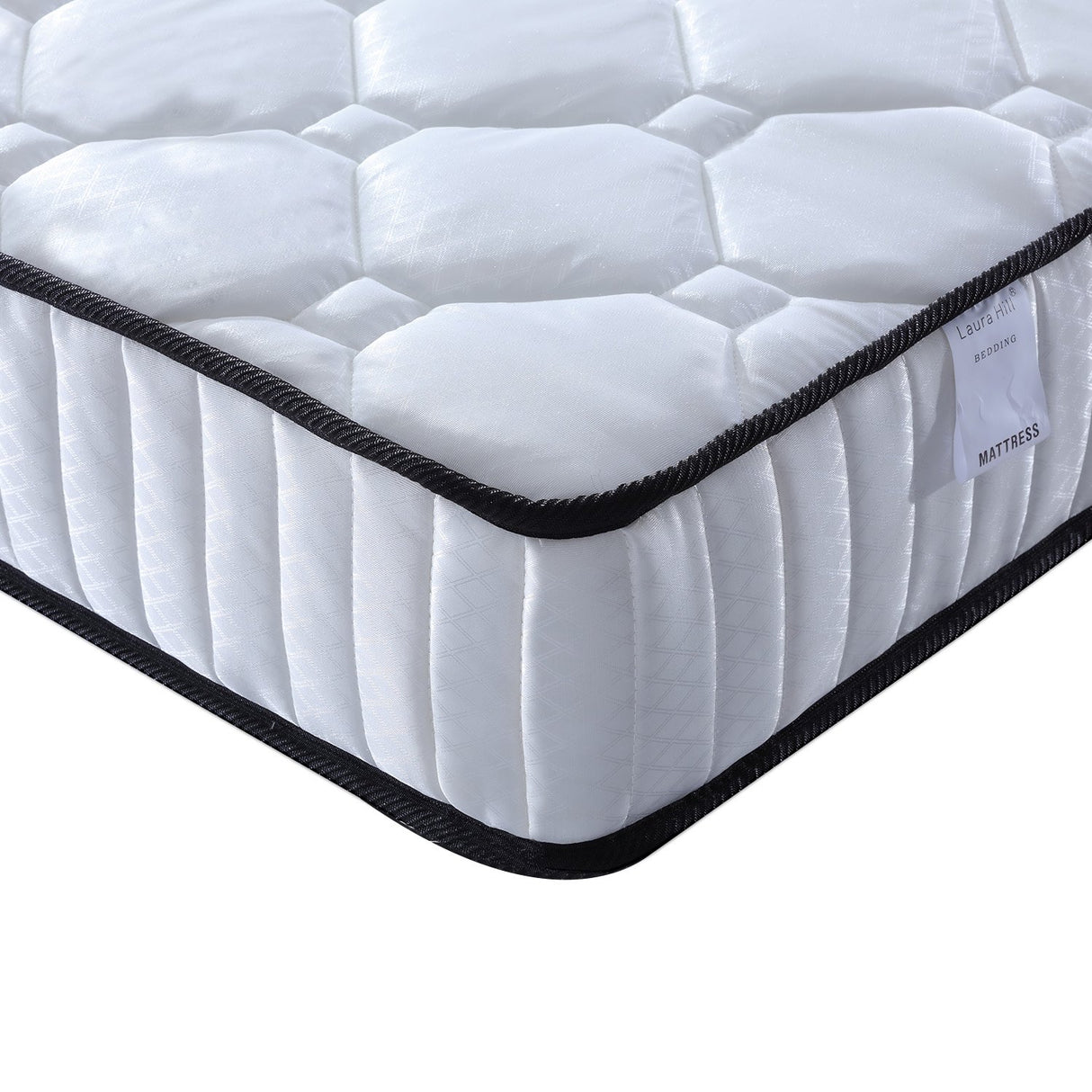 Laura Hill King Single Pocket Spring Mattress — 21cm, High-Density Foam — Allure Home Collections
