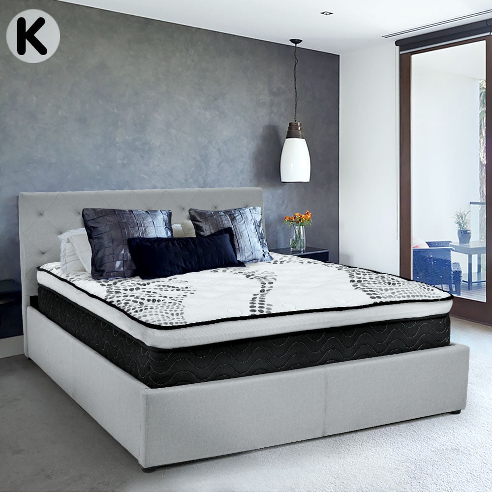 Laura Hill Luxury Euro Top 5-Zone Pocket Spring Mattress — 32cm — Allure Home Collections