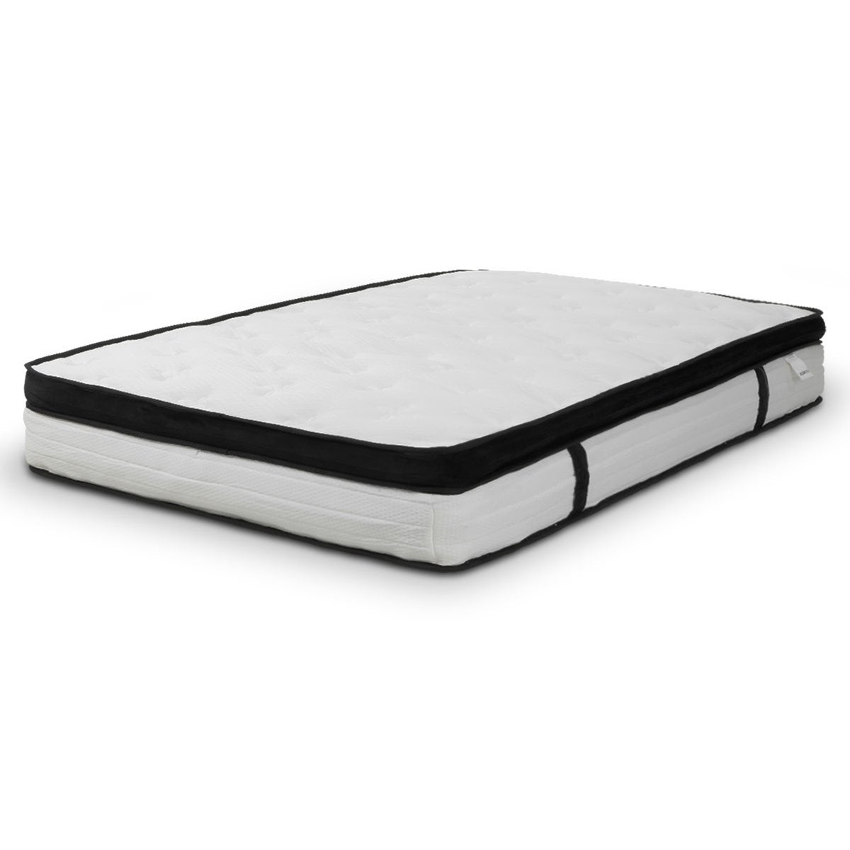 Medium euro top pocket spring mattress, 32cm queen