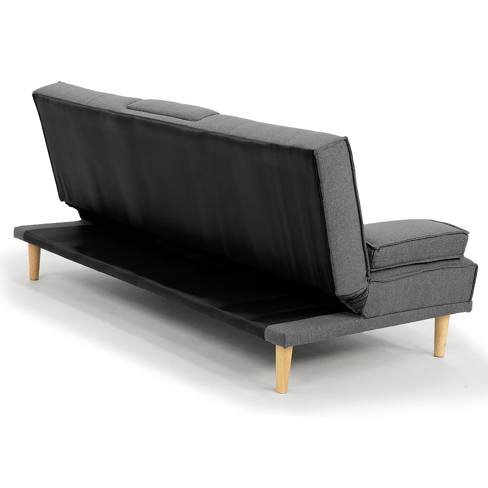 Finestrat 3 Seater Sofa Bed, Dark Grey