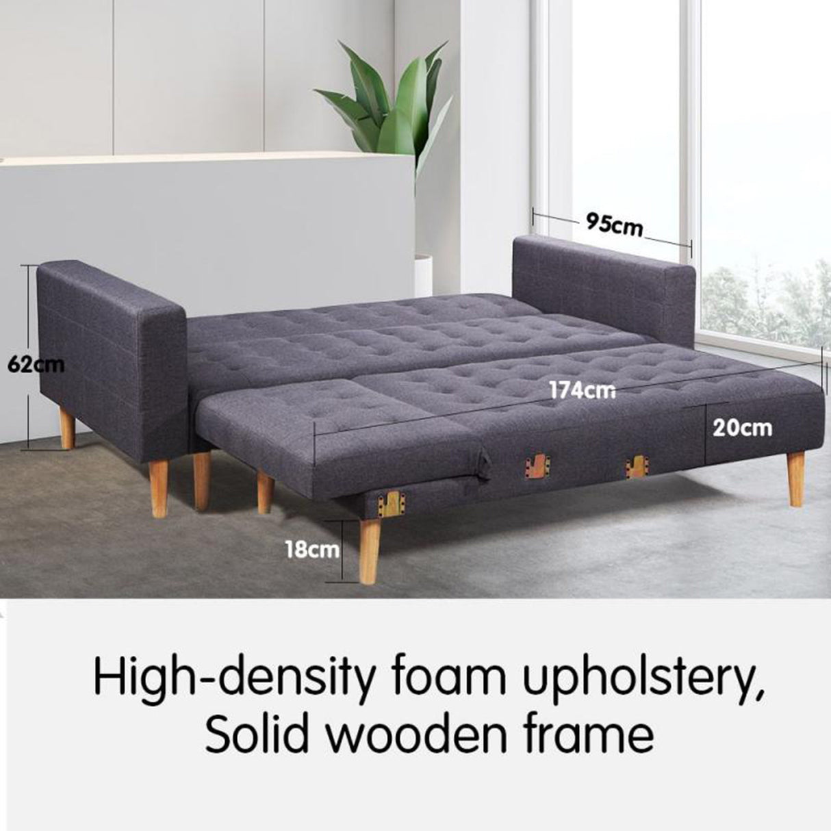Guardamar Corner Sofa, Dark Grey