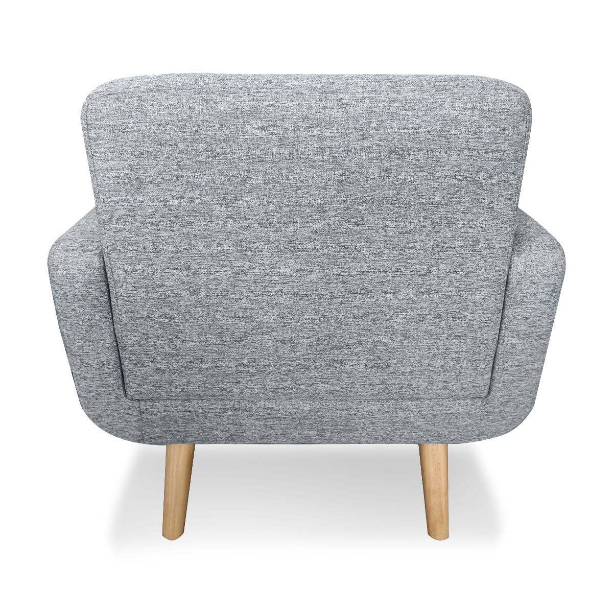 Sarantino Light Grey 6-Seater Linen Sofa Set