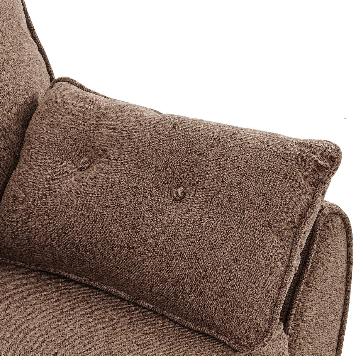 Harvey Three Seater Sofa Bed, Brown, view 5
