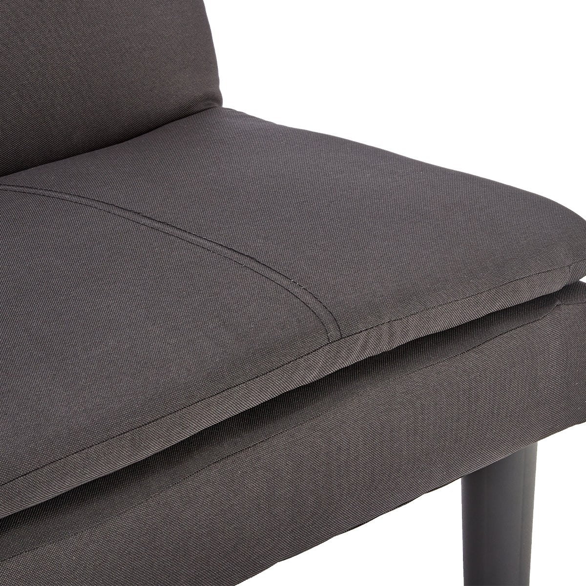Sarantino Modular 3 Seater Sofa Bed - Black