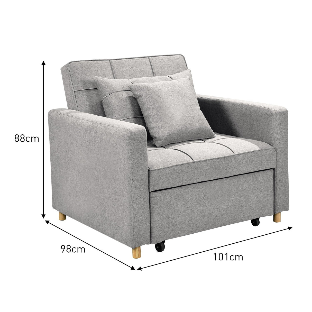 Santa Pola 1 Seater Sofa Bed
