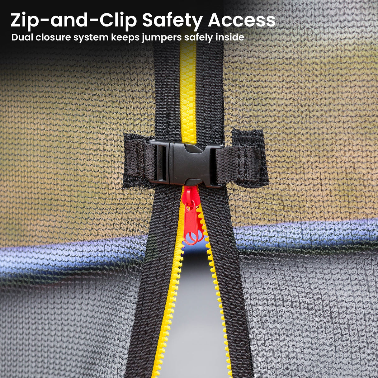 Zilzie Oval Trampoline with Reversible Pad and Ladder, 10ft x 15ft