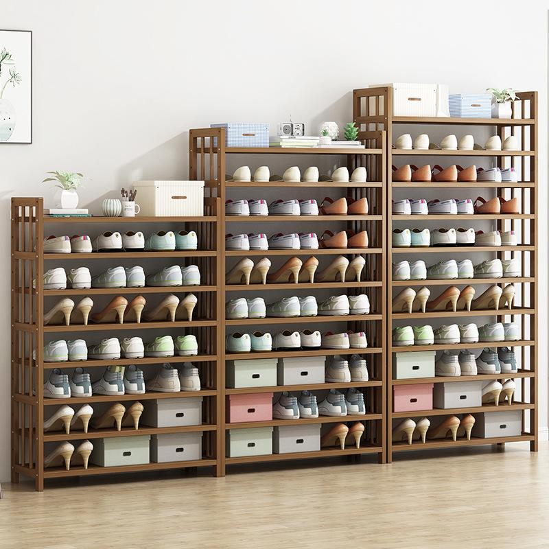 Wonwondah 6 Tier Bamboo Shoe Rack, Natural image 2