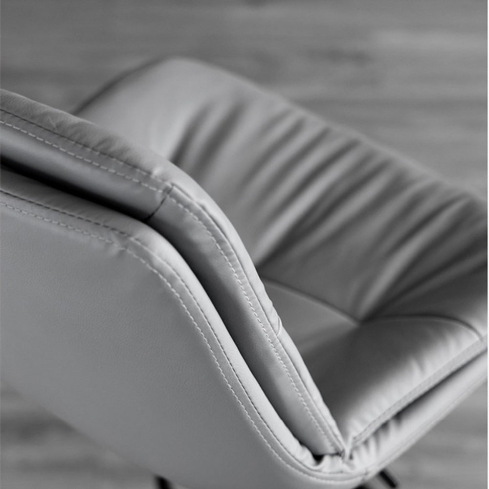 Modern PU Leather Swivel Bar Stools