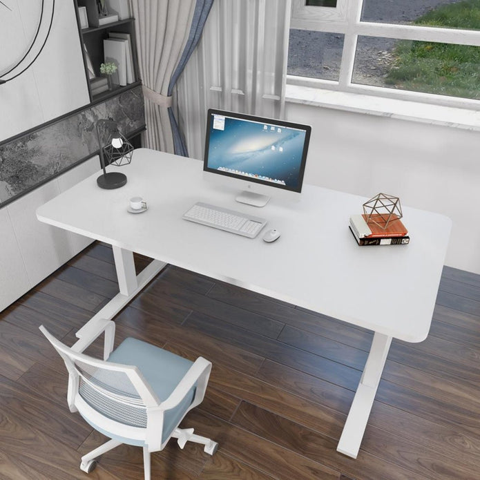 Fraser Electric Standing Desk, White 120cm