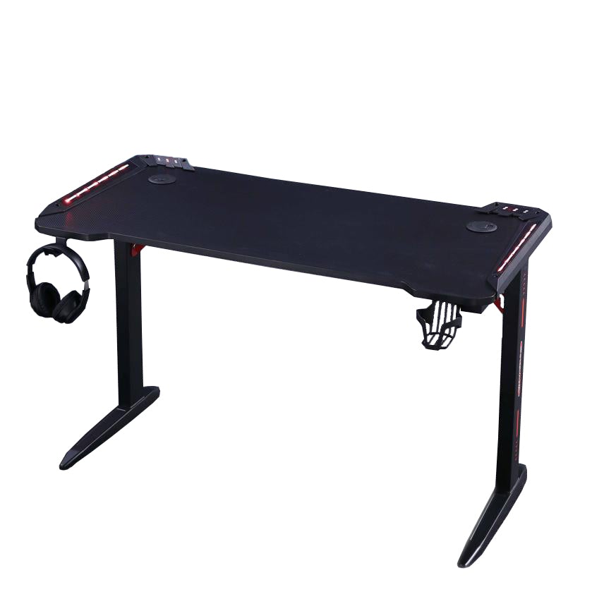 Macarthur Gaming Desk, Black 140cm