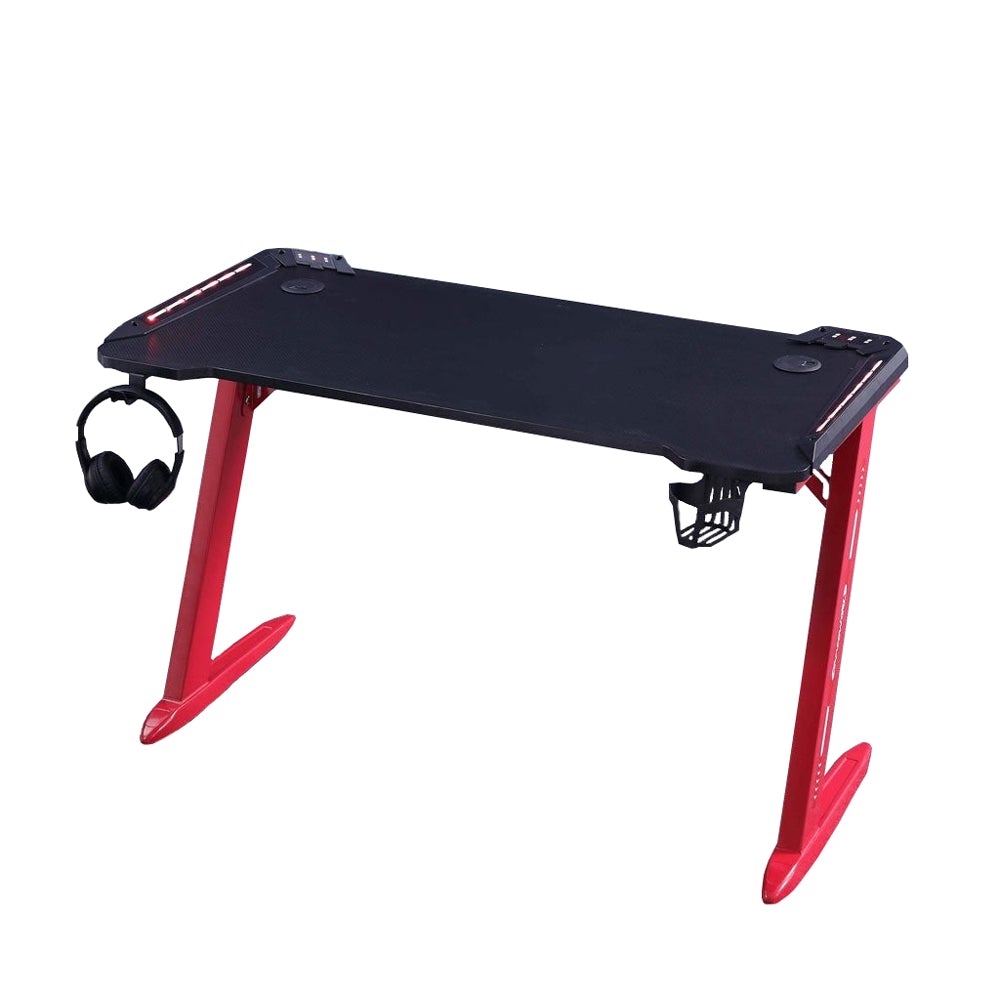 Macarthur Gaming Desk, Black 140cm