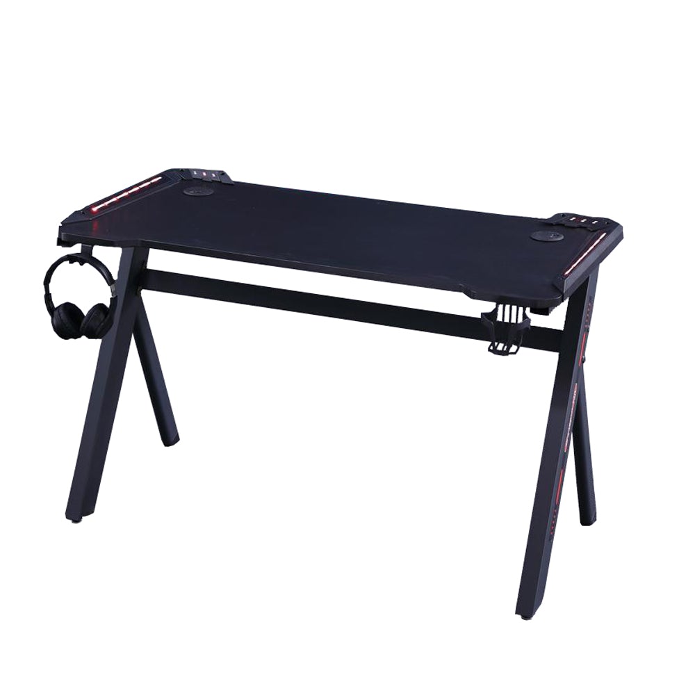 Macarthur Gaming Desk, Black 140cm