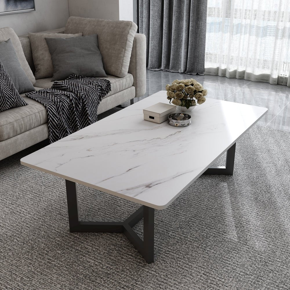 Port Willunga Slate Outdoor Coffee Table, Matte Grey 120cm
