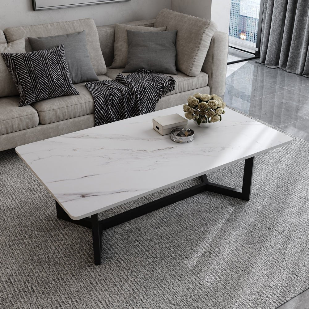 Port Willunga Slate Outdoor Coffee Table, Matte Grey 120cm