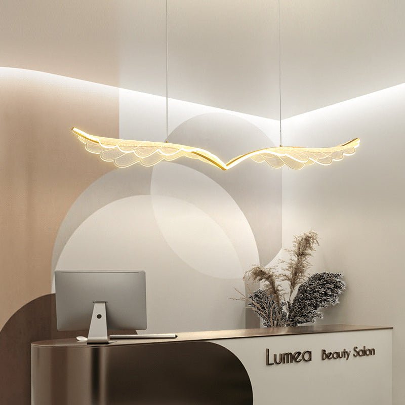 BAMDECOR 150cm Modern Wing-Shaped LED Ceiling Light