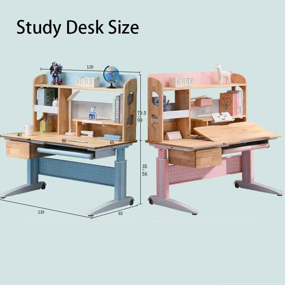 Kids Height Adjustable Study Desk, Blue