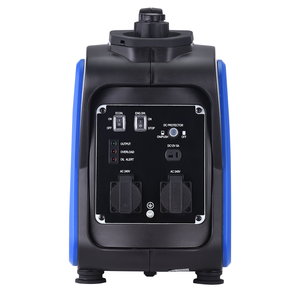 Portable Inverter Generator, 2.0kW Peak Pure Sine Wave