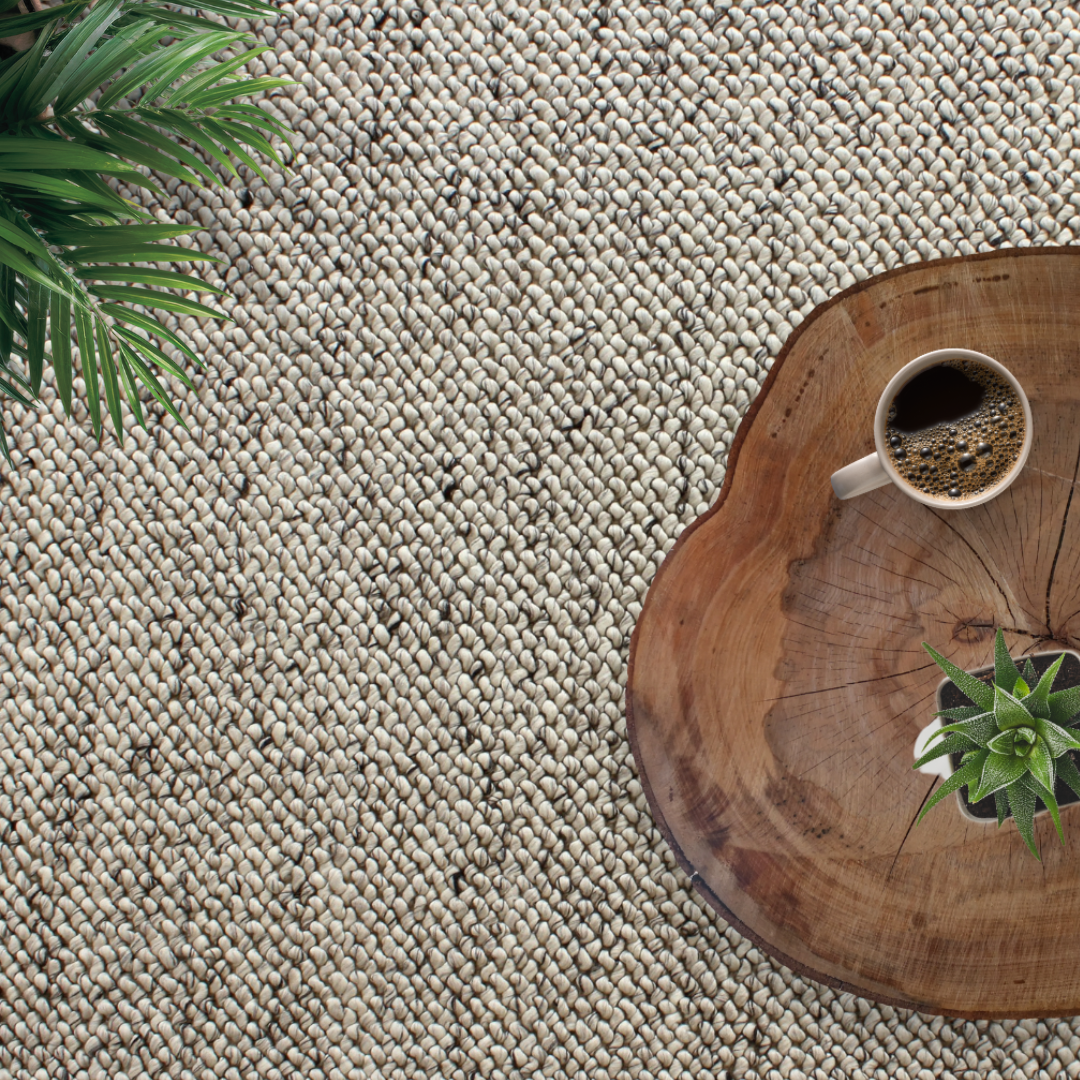 Aurora Hand-Tufted Wool Area Rug — Concentric Diamond Pattern, Chunky Loop Pile — Allure Home Collections
