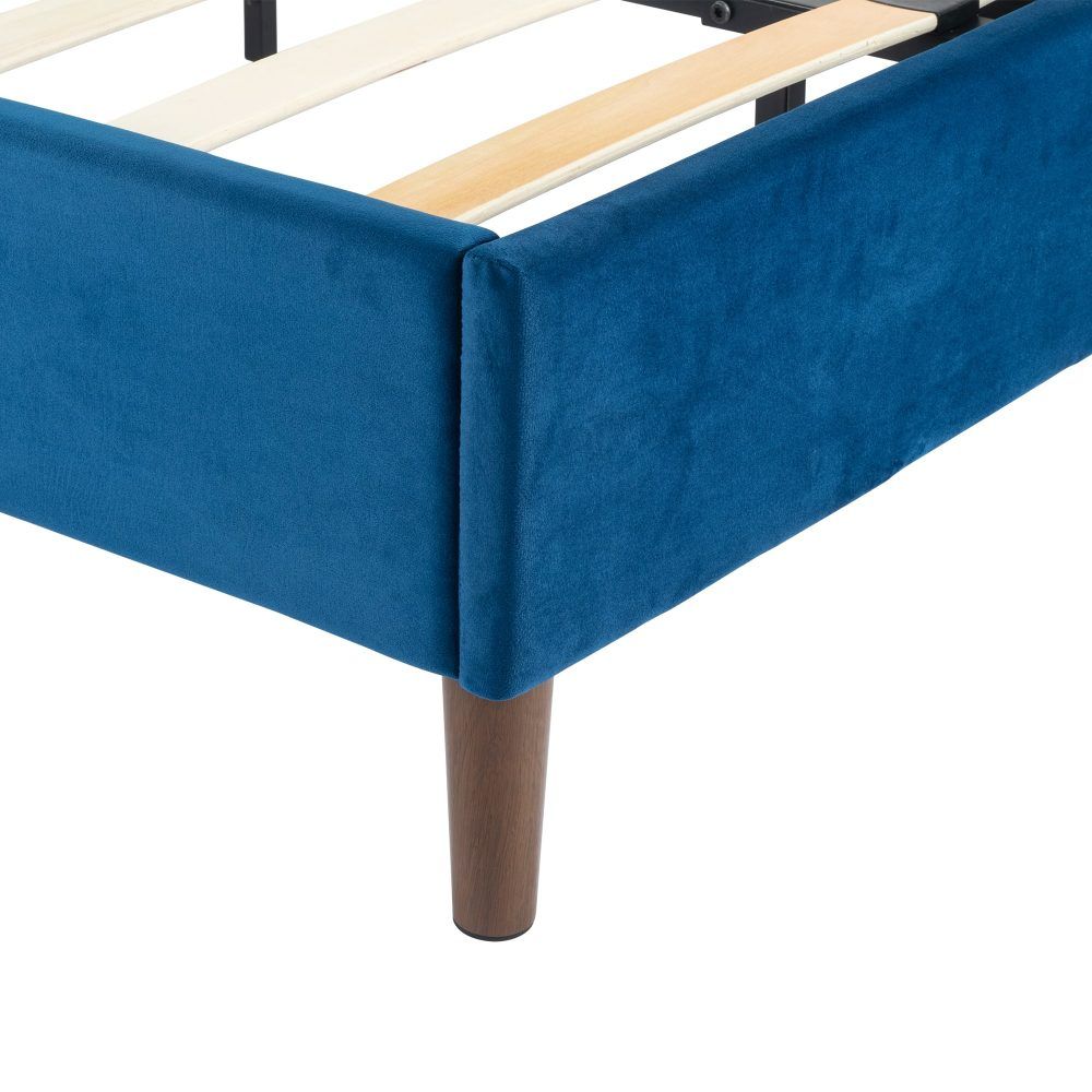 Tuscania Queen Bed Frame, Blue