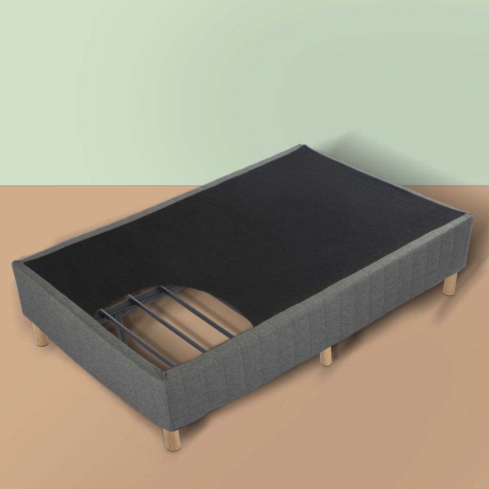Vetralla King Bed Frame, Dark Grey
