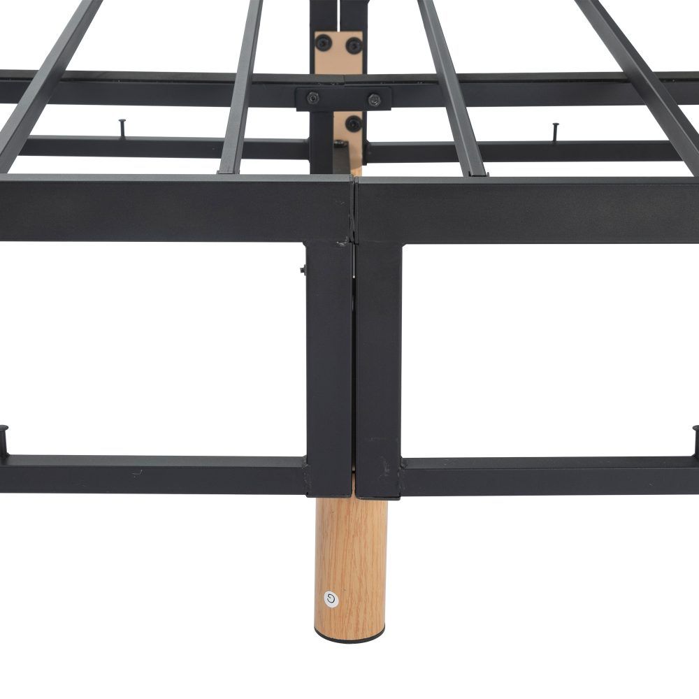 Vetralla King Bed Frame, Light Grey