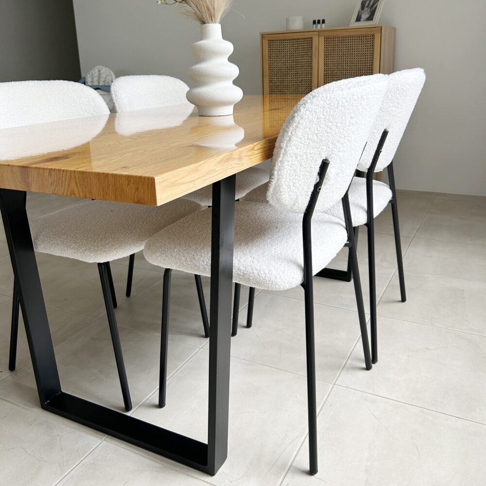 Saddleworth rectangular dining table in natural