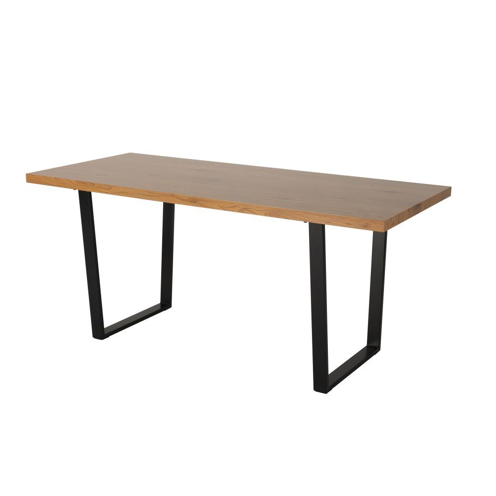 Cudlee Creek 7 Piece Dining Set, Natural Wood and Green Velvet