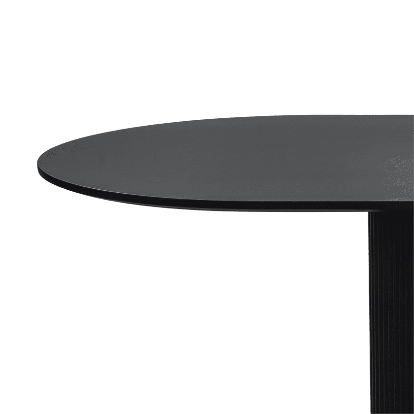 Armagh Oval Dining Table, Black