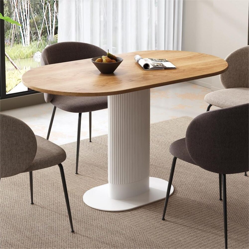 Armagh Oval Dining Table, Natural