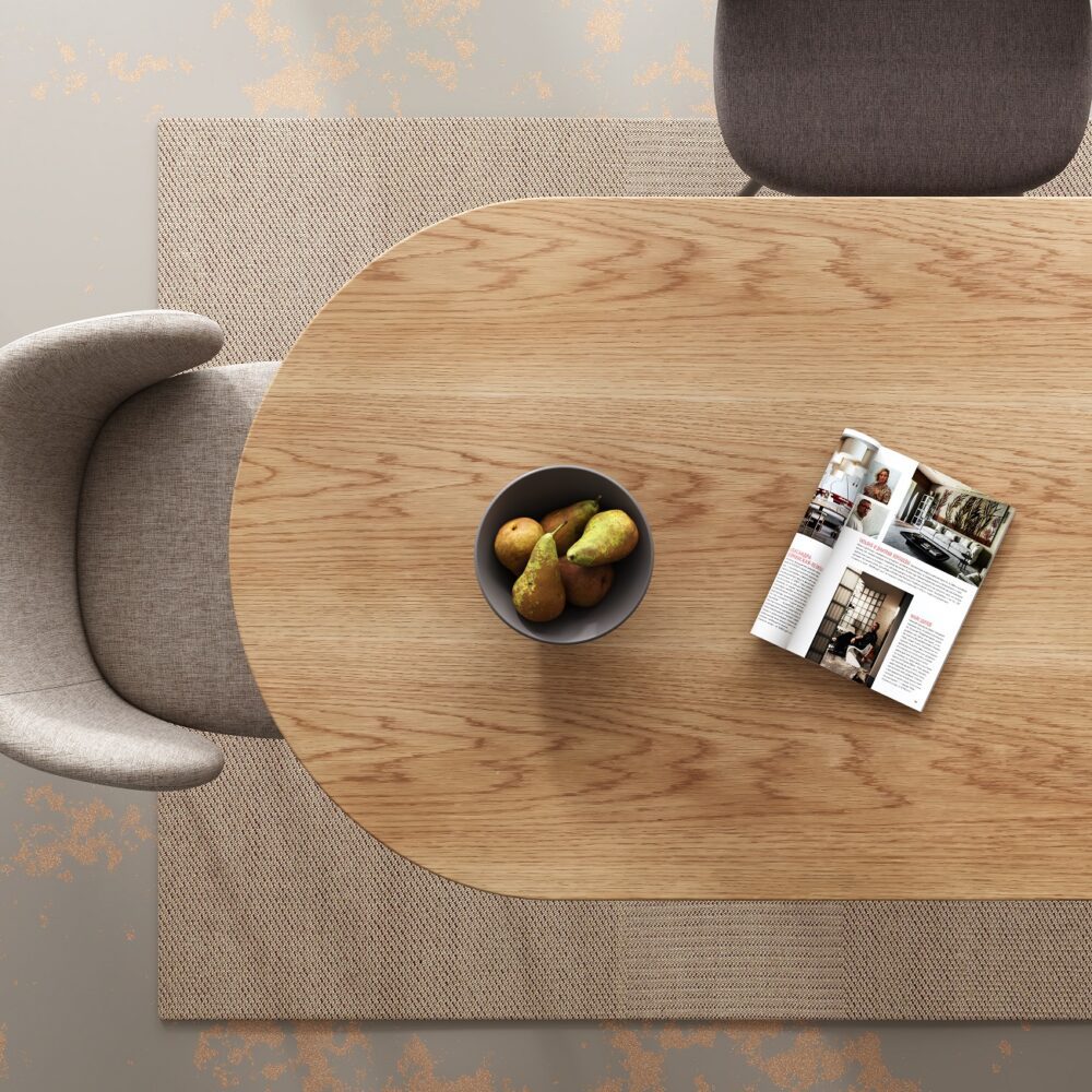 Armagh Oval Dining Table, Natural