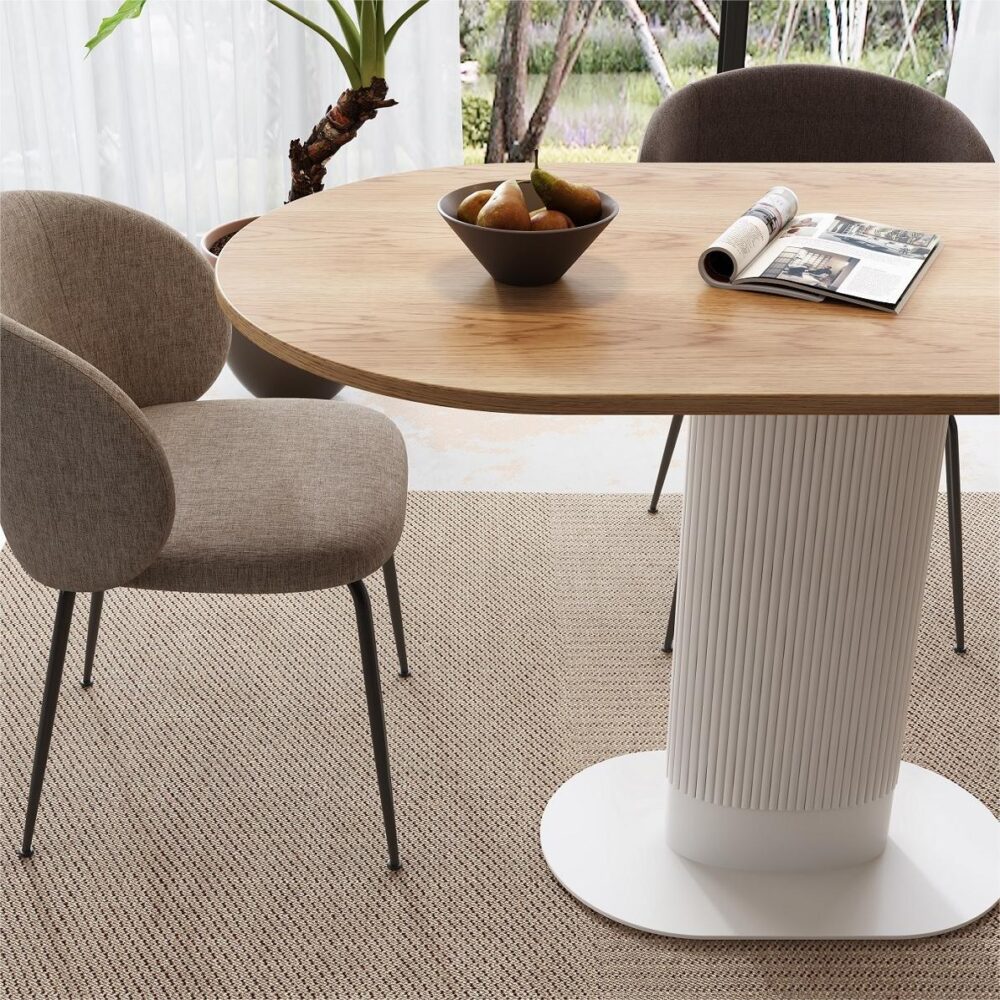 Armagh Oval Dining Table, Natural