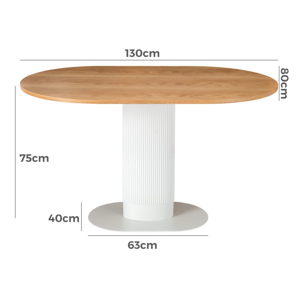Armagh Oval Dining Table, Natural