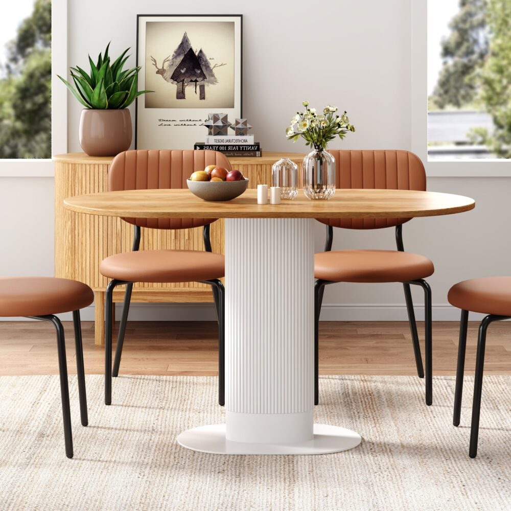 Armagh Oval Dining Table, Natural
