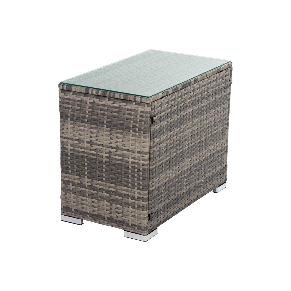 Mudjimba 6 Piece Outdoor Modular Lounge, Grey Wicker