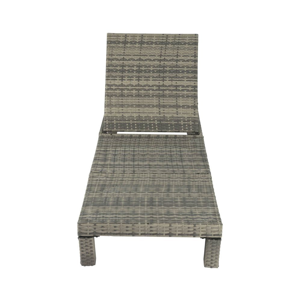 Kings Beach Sun Lounge, Grey Wicker