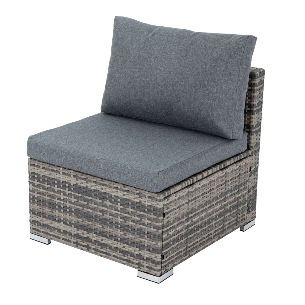 Nelly Bay 2 Piece Outdoor Sofa Set, Grey