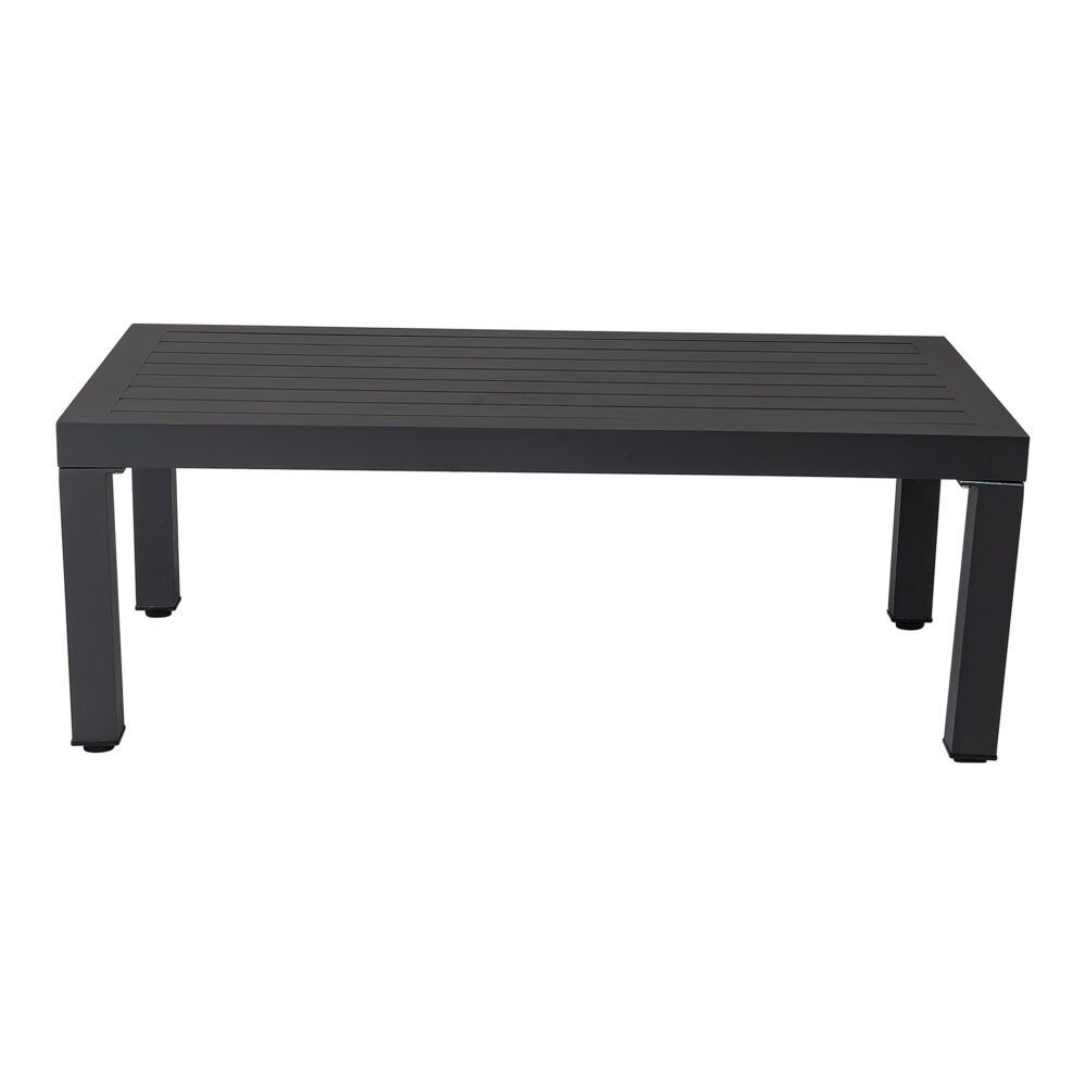 Noosa 7 Piece Outdoor Corner Lounge Set, Charcoal Grey Aluminium
