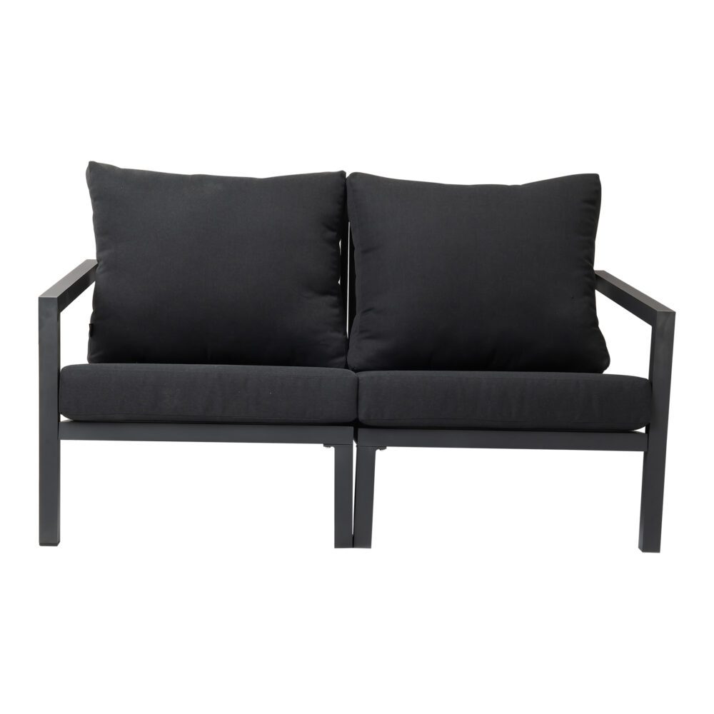Coolum 5 Piece Outdoor Sofa Set, Charcoal Grey Aluminium