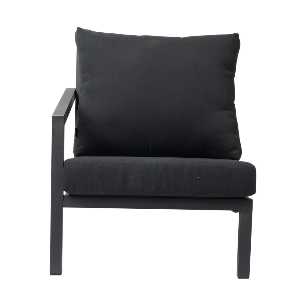 Coolum 5 Piece Outdoor Sofa Set, Charcoal Grey Aluminium