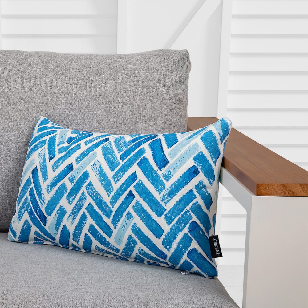 Rectangular Outdoor Cushion — Spun Polyester with Polypropylene Insert — Allure Home Collections