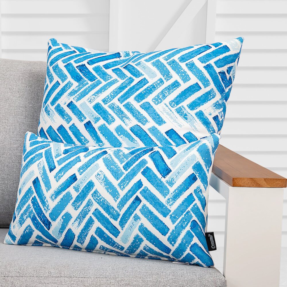 Rectangular Outdoor Cushion — Spun Polyester with Polypropylene Insert — Allure Home Collections
