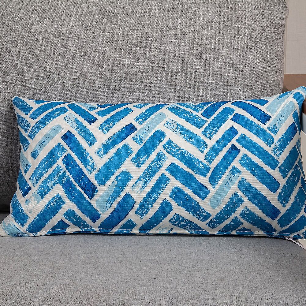 Rectangular Outdoor Cushion — Spun Polyester with Polypropylene Insert — Allure Home Collections