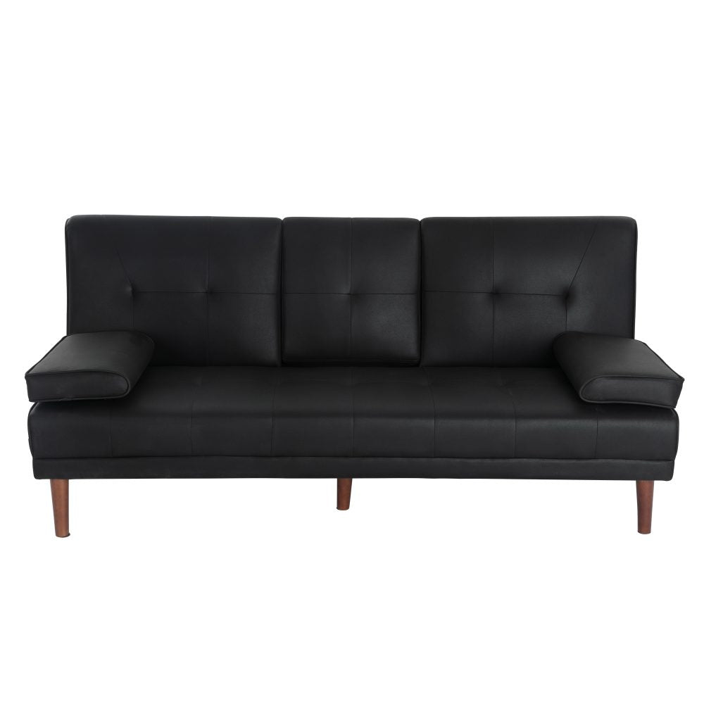 Benissa 3 Seater Sofa Bed, Black