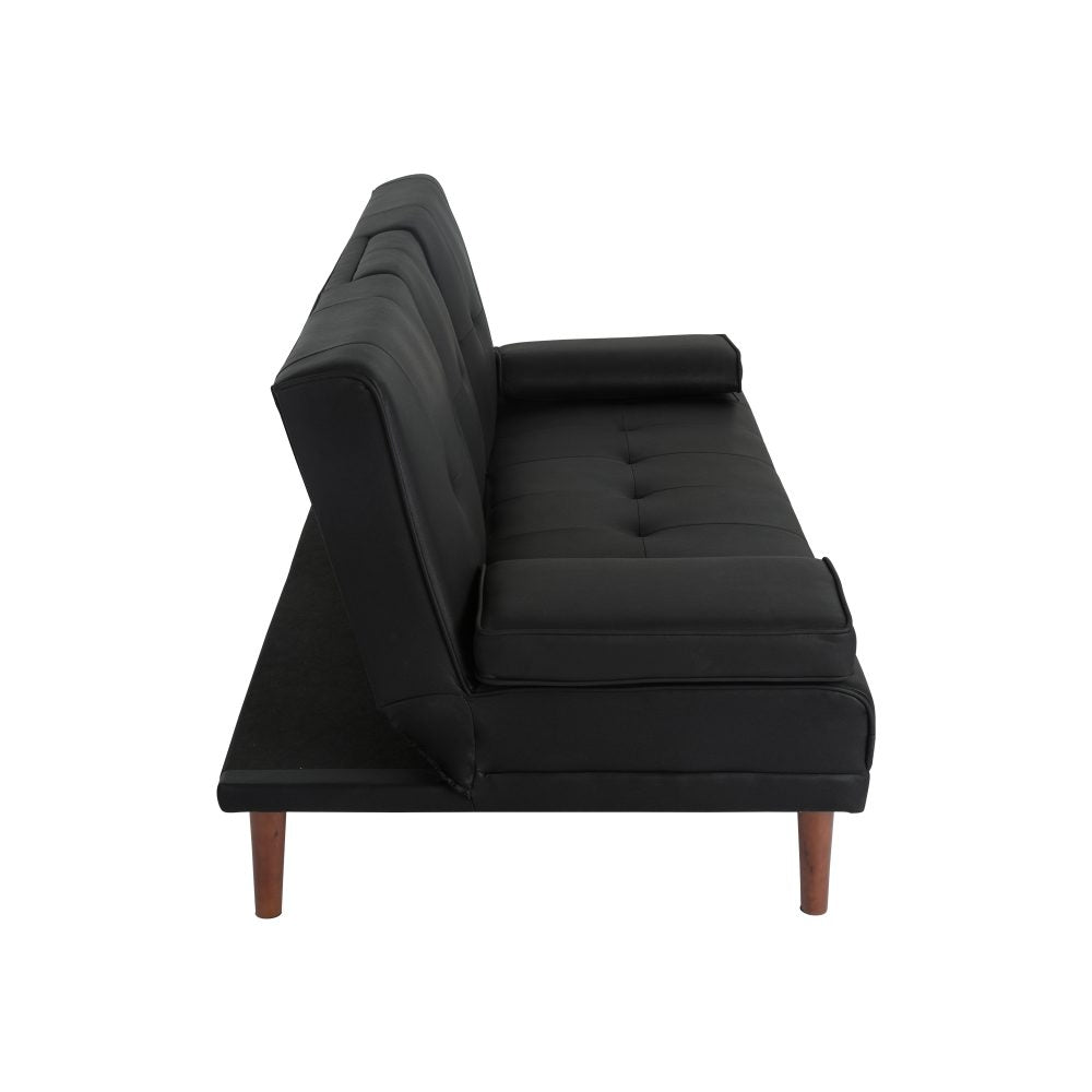 Benissa 3 Seater Sofa Bed, Black