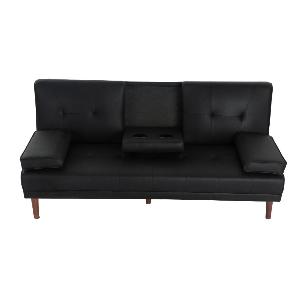 Benissa 3 Seater Sofa Bed, Black