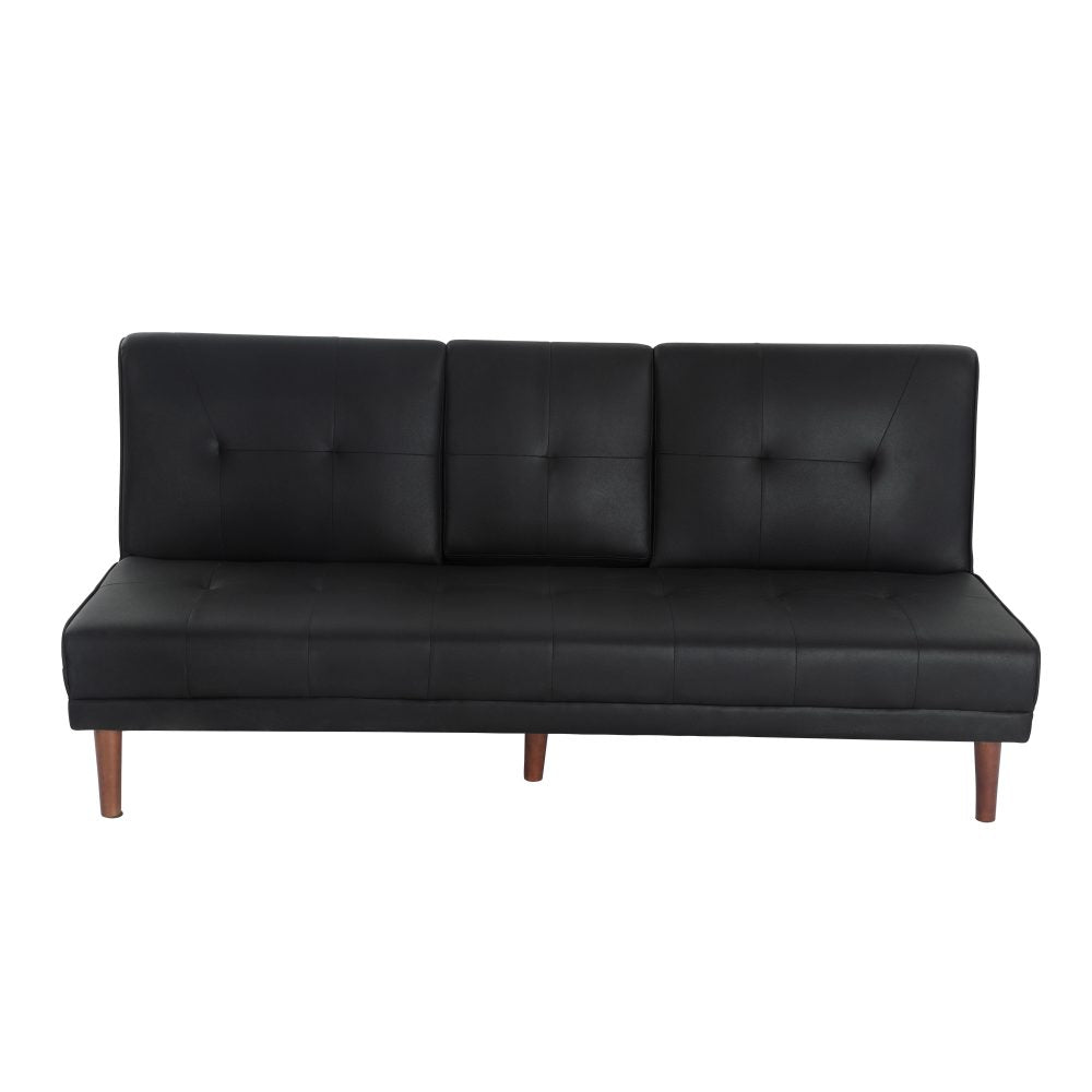 Benissa 3 Seater Sofa Bed, Black
