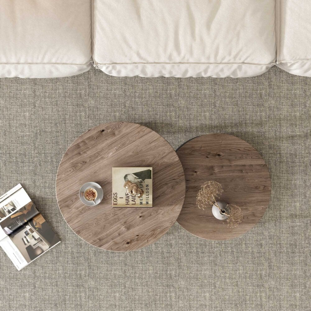 Stack and Style Nesting Coffee Table Set of 2 — Allure Home Collections