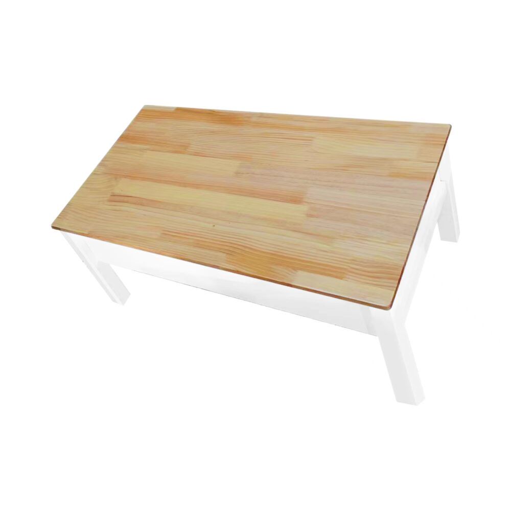 Eildon Coffee Table, White and Timber